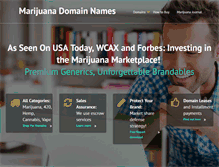 Tablet Screenshot of marijuananames.org